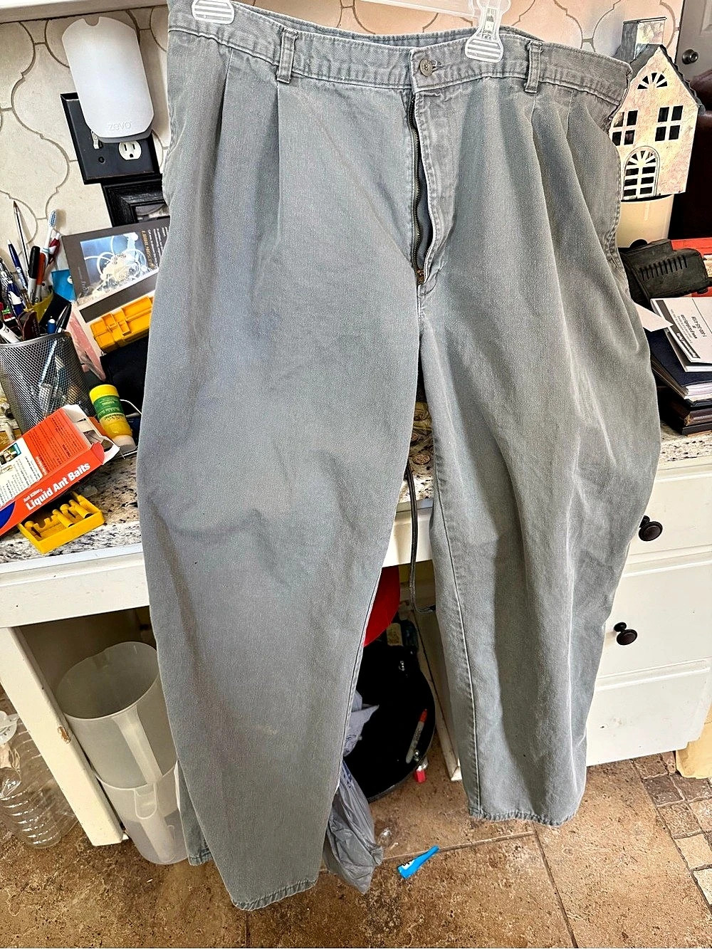 Dockers Men's Gray Pants Waist 32